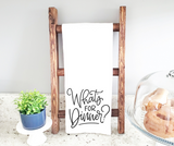 Whats for Dinner Kitchen Towel