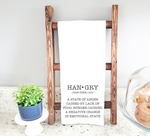 Hangry Definition Kitchen Towel