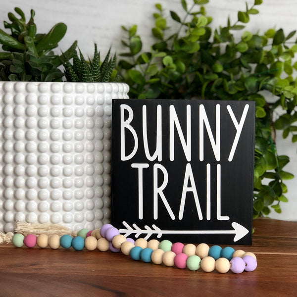 Bunny Trail Freestanding Sign