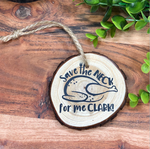 Save the Neck For Me Clark Woodslice Ornament