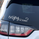 Enjoy the Journey Car Window Sticker