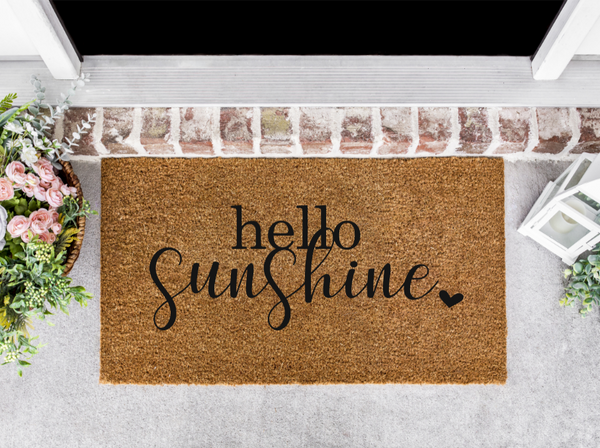 Hello Sunshine Front Door Mat