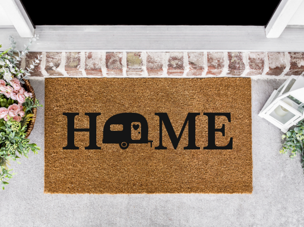 Camper Home Front Door Mat