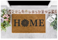 Succulent Home Front Door Mat