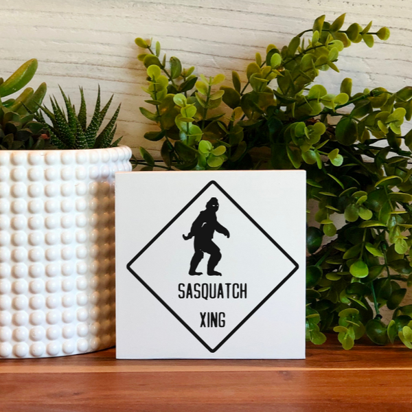 Sasquatch Xing Freestanding Sign