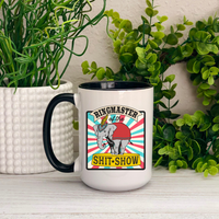 Ringmaster of the Shit Show Ceramic 15oz Mug