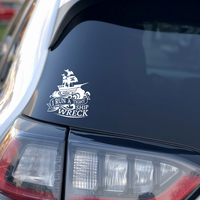 I Run a Tight Shipwreck Car Window Sticker