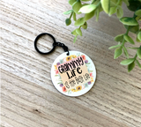 Nana Life is the Best Life Aluminum Keychain, {Choose Your Nickname}