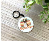 Dog Mom Aluminum Keychain {Choose your Breed Photo}