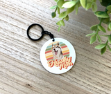 Dog Mom Aluminum Keychain {Choose your Breed Photo}