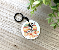 Dog Mom Aluminum Keychain {Choose your Breed Photo}