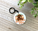 Dog Mom Aluminum Keychain {Choose your Breed Photo}