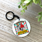 Ringmaster of the Shit Show Aluminum Keychain