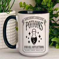 Ancient Recipe Potions Ceramic Mug