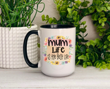 Nana Life is the Best Life Ceramic Mug, {Choose Your Nickname}