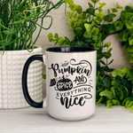 Pumpkin Spice and Everything Nice Ceramic Mug