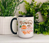 Pumpkin Spice and Everything Nice Ceramic Mug