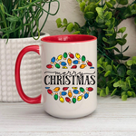 Merry Christmas Ceramic 15oz Mug