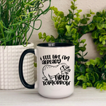 Already Tired Tomorrow Sloth Ceramic Mug