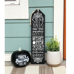 Halloween Phrases Tag Sign