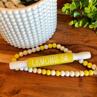 Lemons Mini Rolling Pin