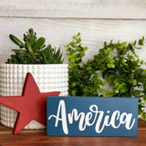 America Freestanding Sign