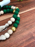 St. Patrick's Day Beaded Garland