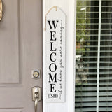 Welcome(ish) Front Door/Porch Tag Sign